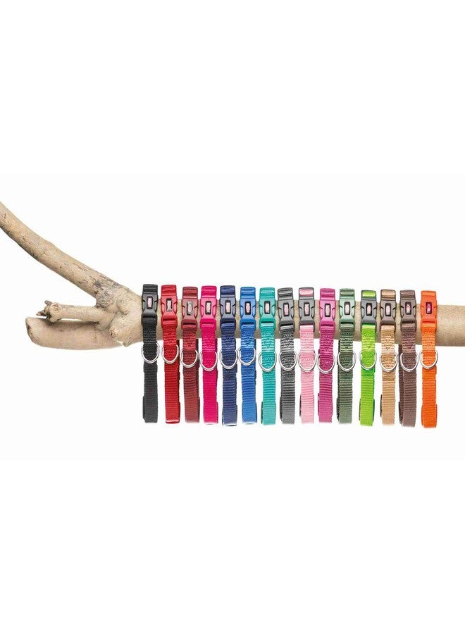 Trixie Premium Dog Collar, M-L: 35-55cm/ 20mm (Jet Black) - Image 3